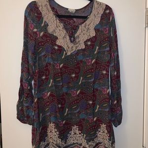 Gimmicks by BKE paisley dress